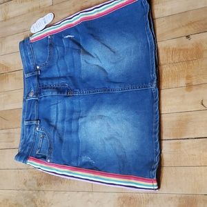 Girl's Wonder Nation Jean Skirt